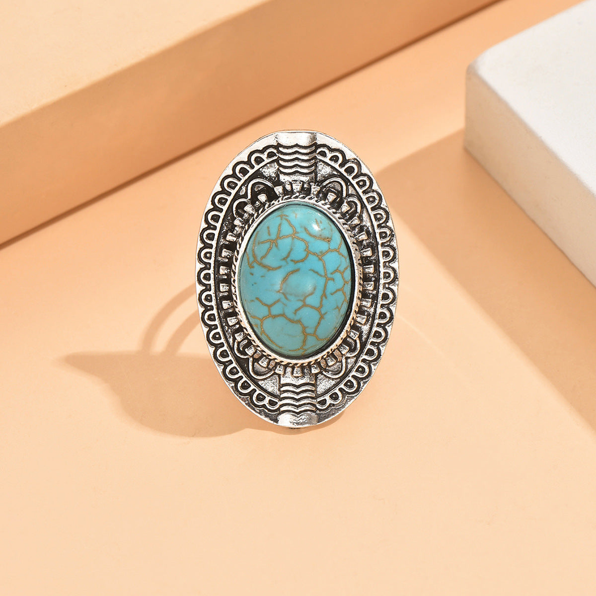 Turquoise stone ring