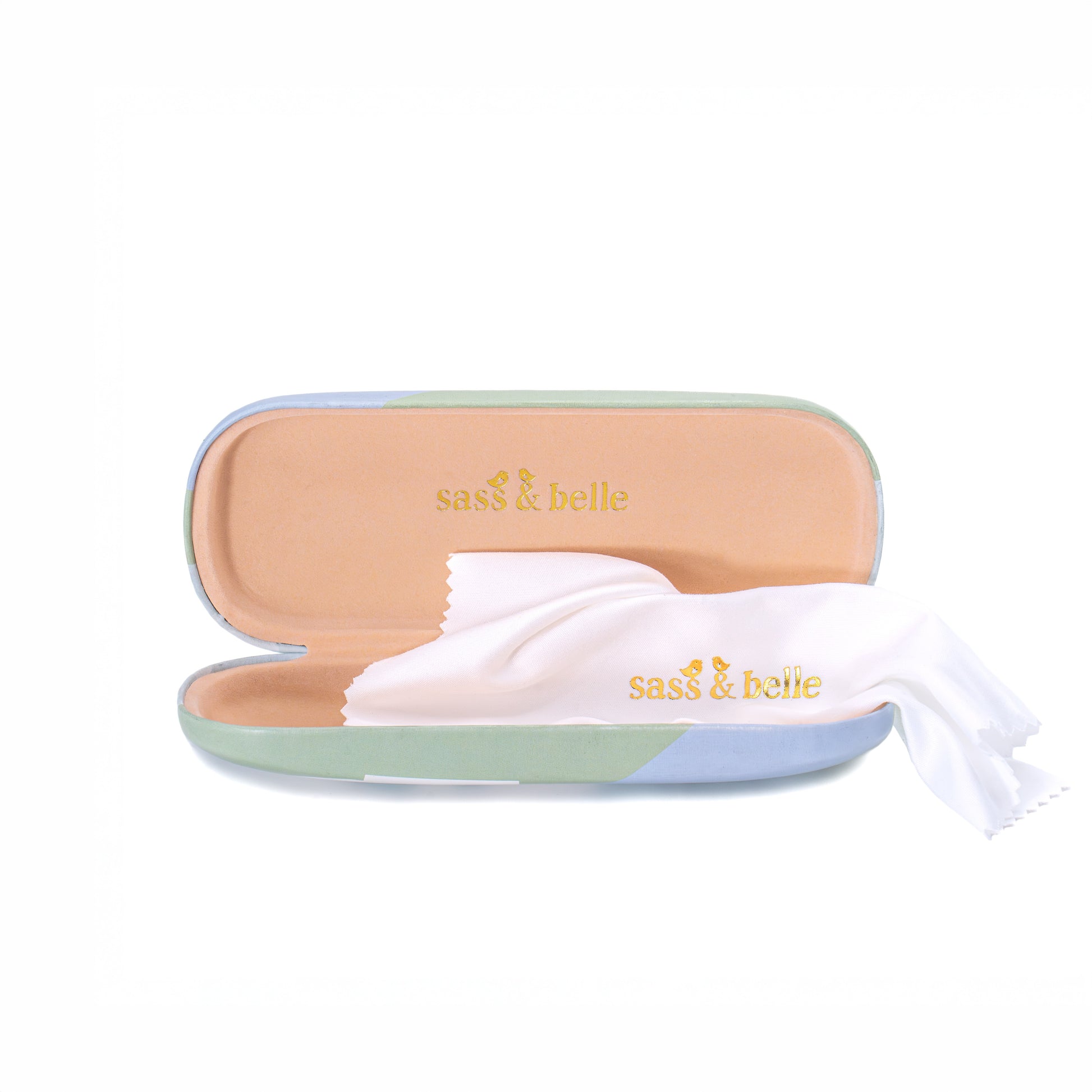 Inside of duck glasses case