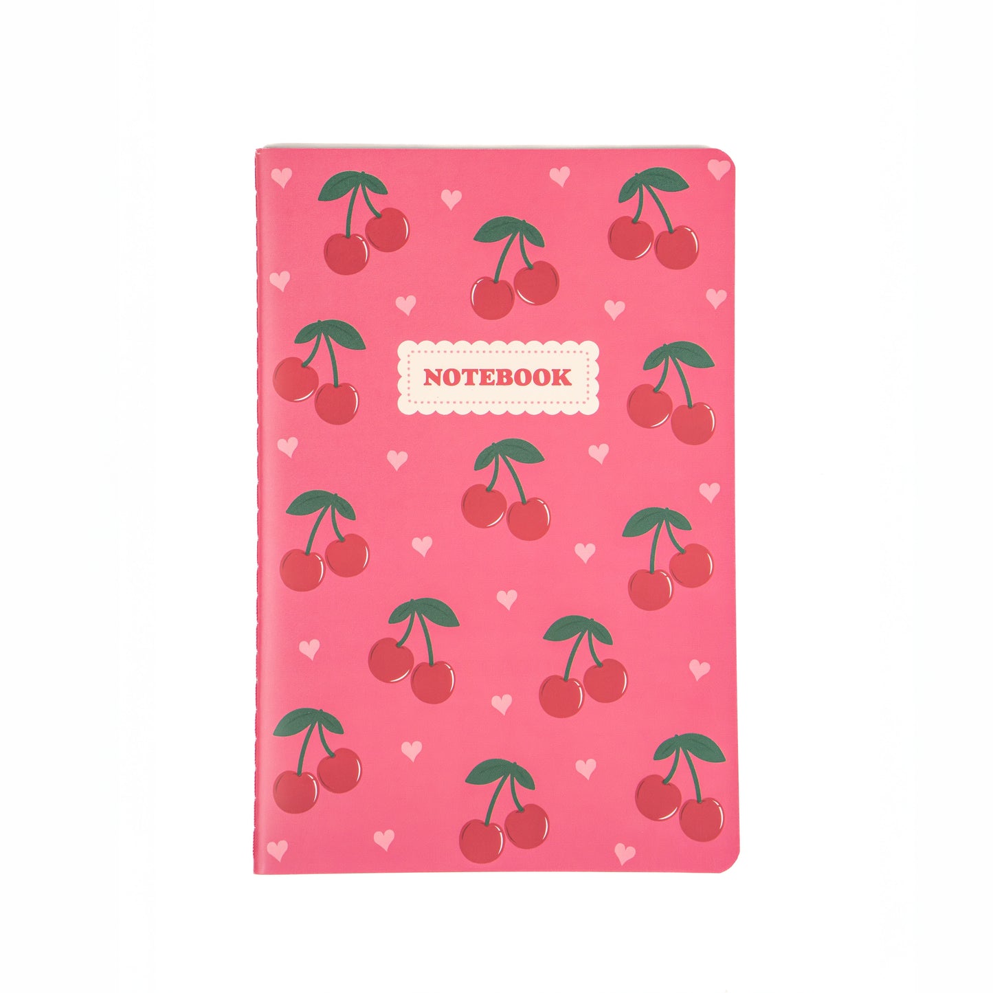 Cherry printed notebook