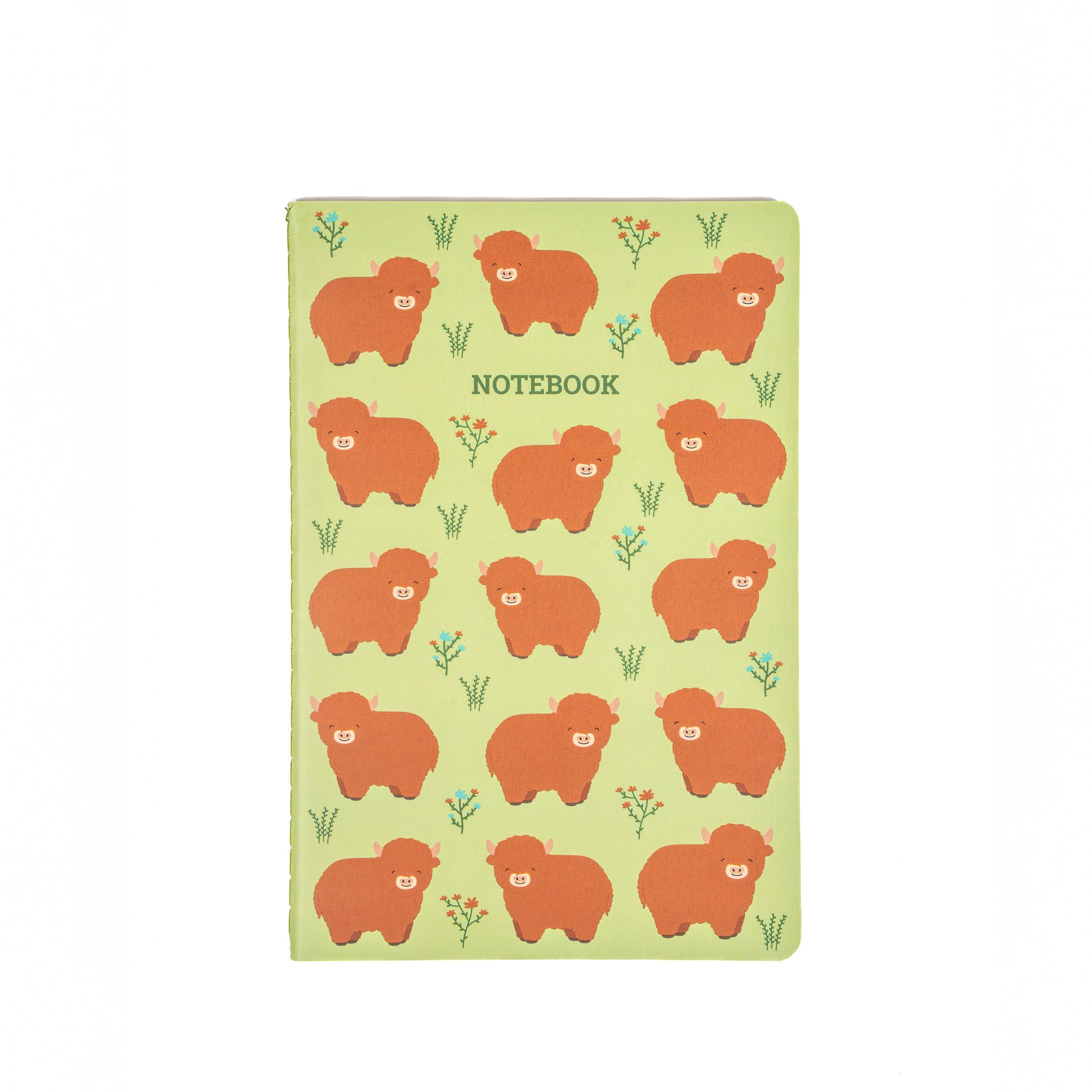 Highland Cow print notebook
