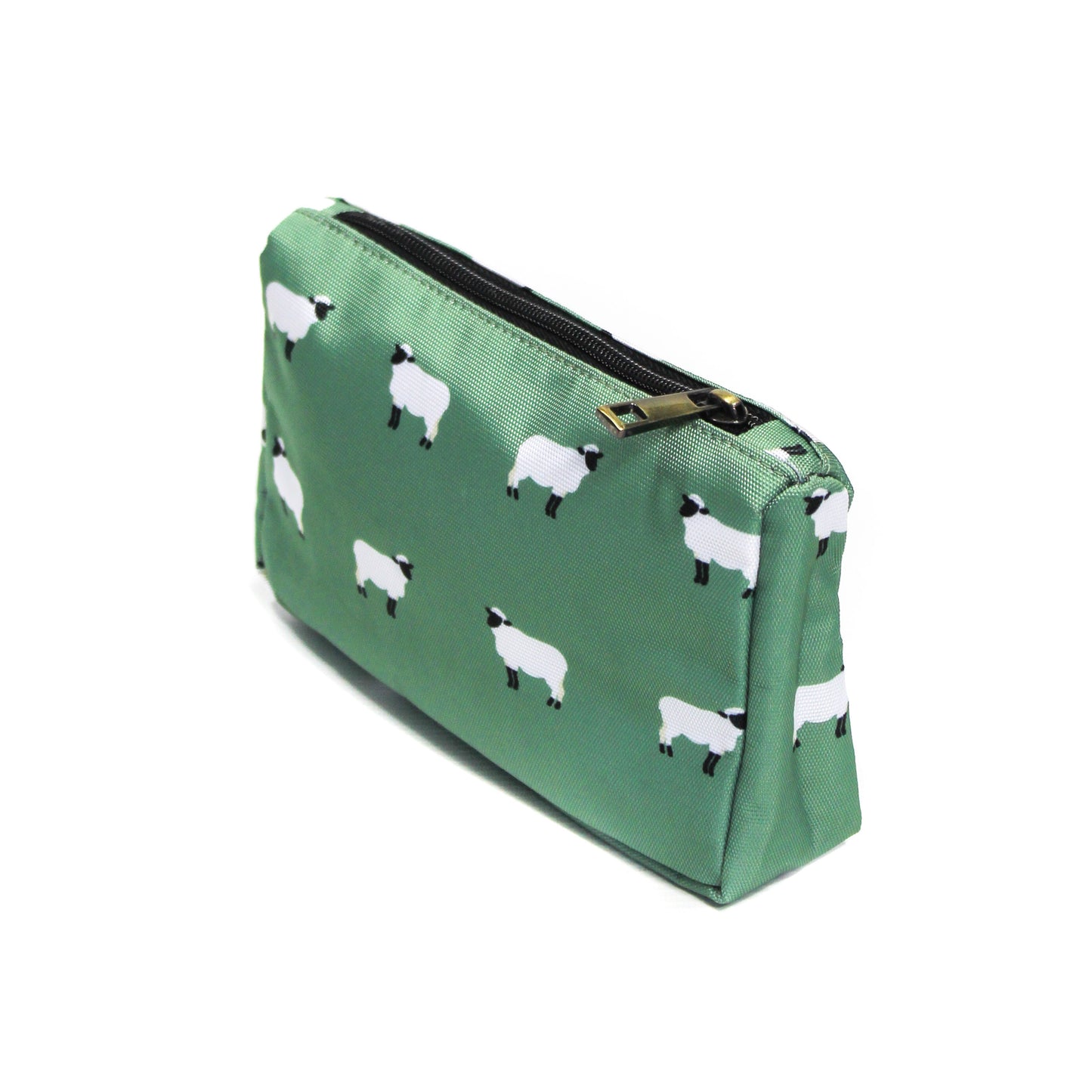 Green lamb make up bag