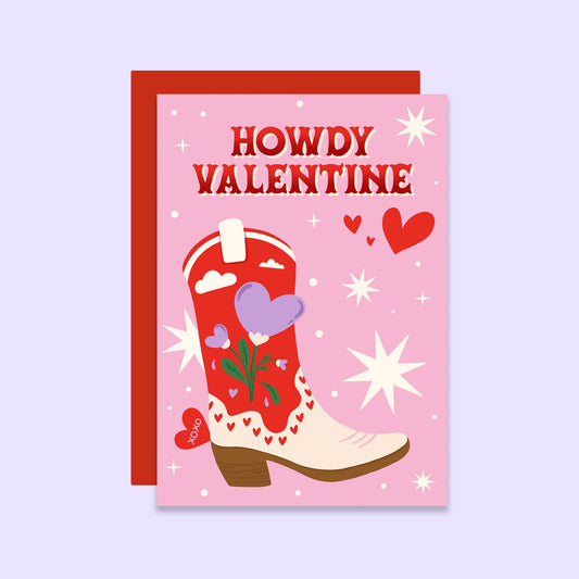 Howdy Valentine Card