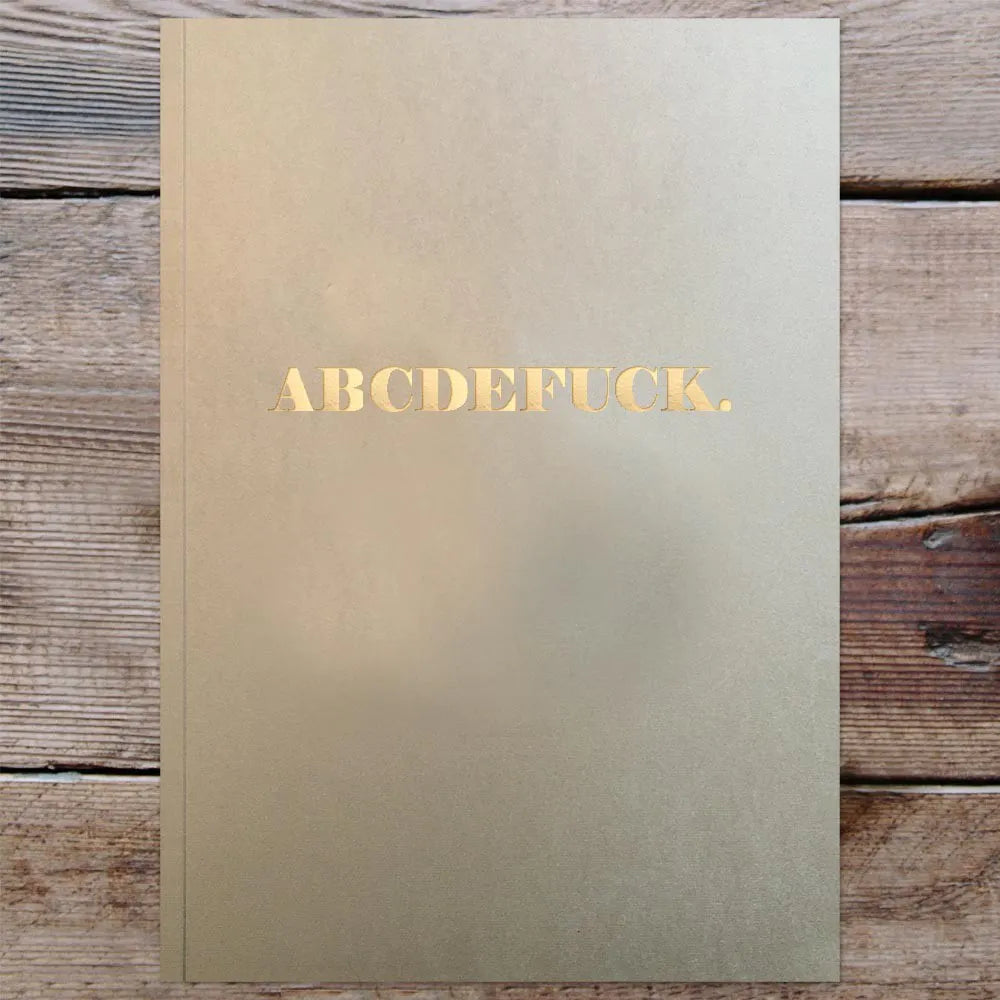 Naughty ABCDEFUCK Fuck Swear notebook