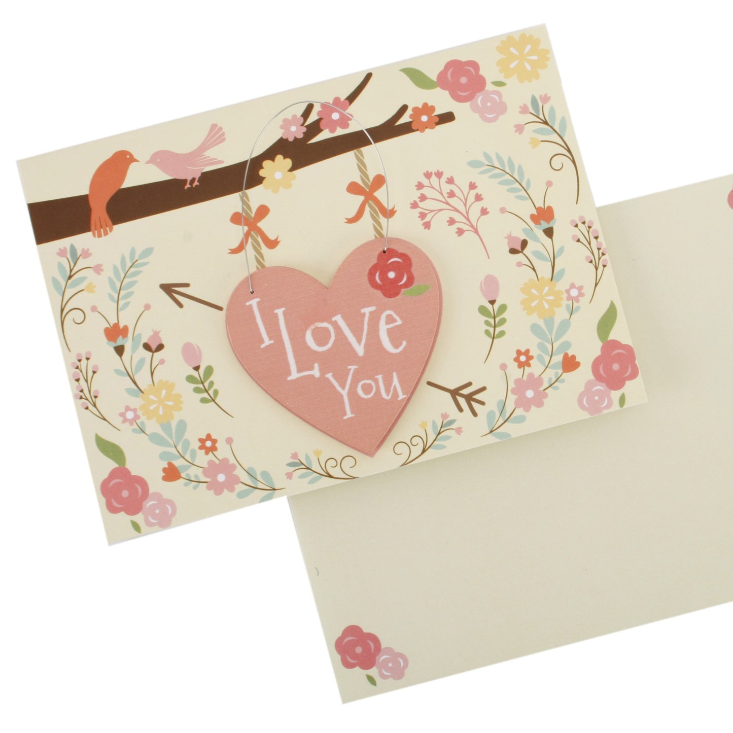 I love you card and envelope