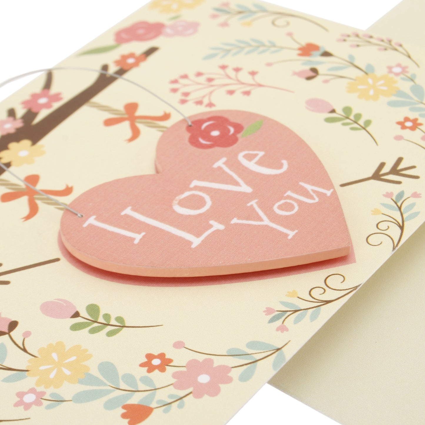 I love you greeting card close up