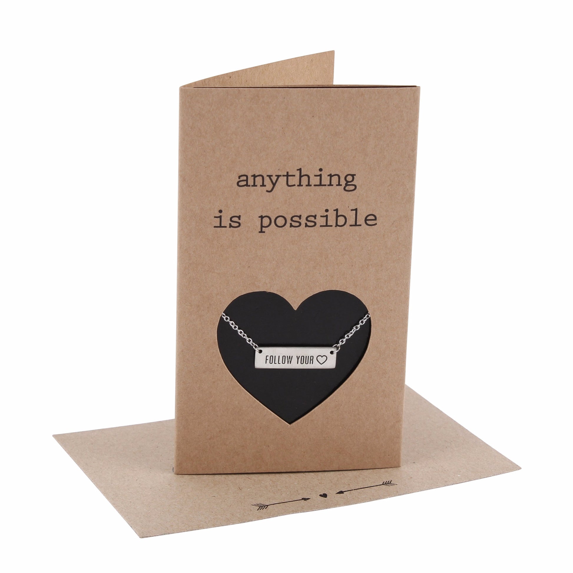 Anything is Possible - 'Follow Your Heart' necklace