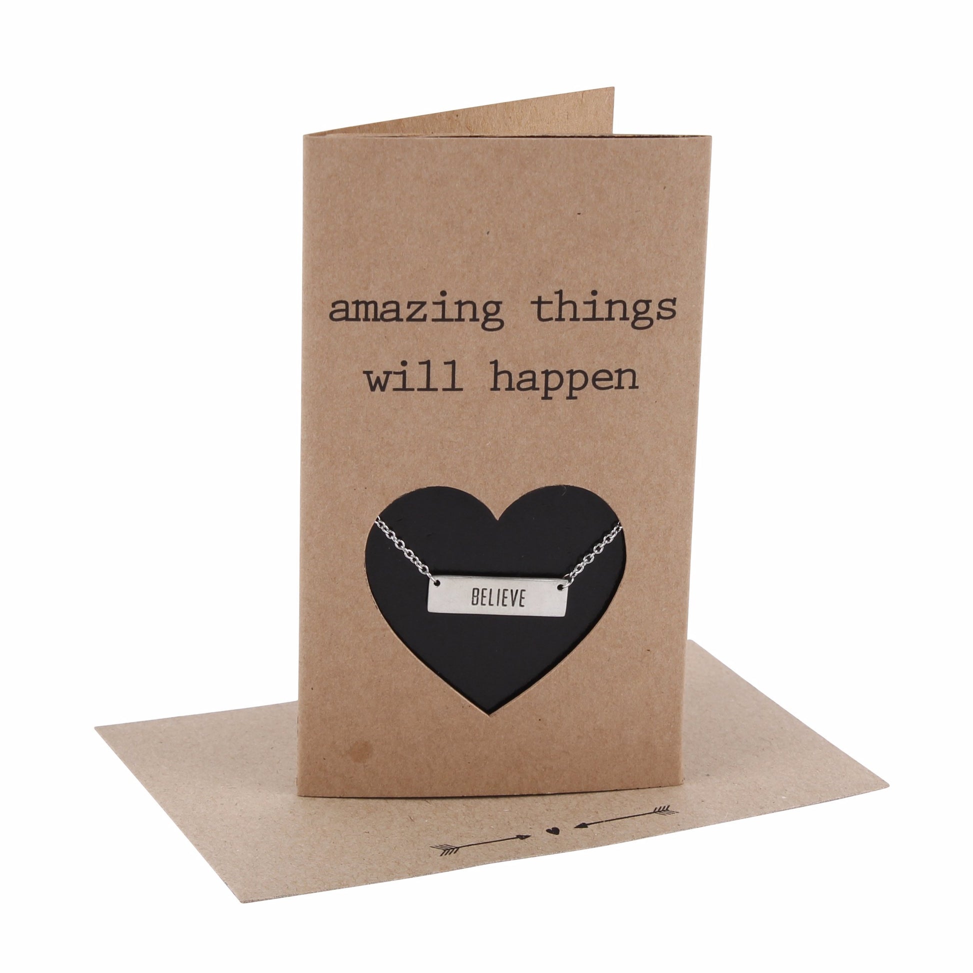 Amazing Things Will Happen - 'Believe' necklace