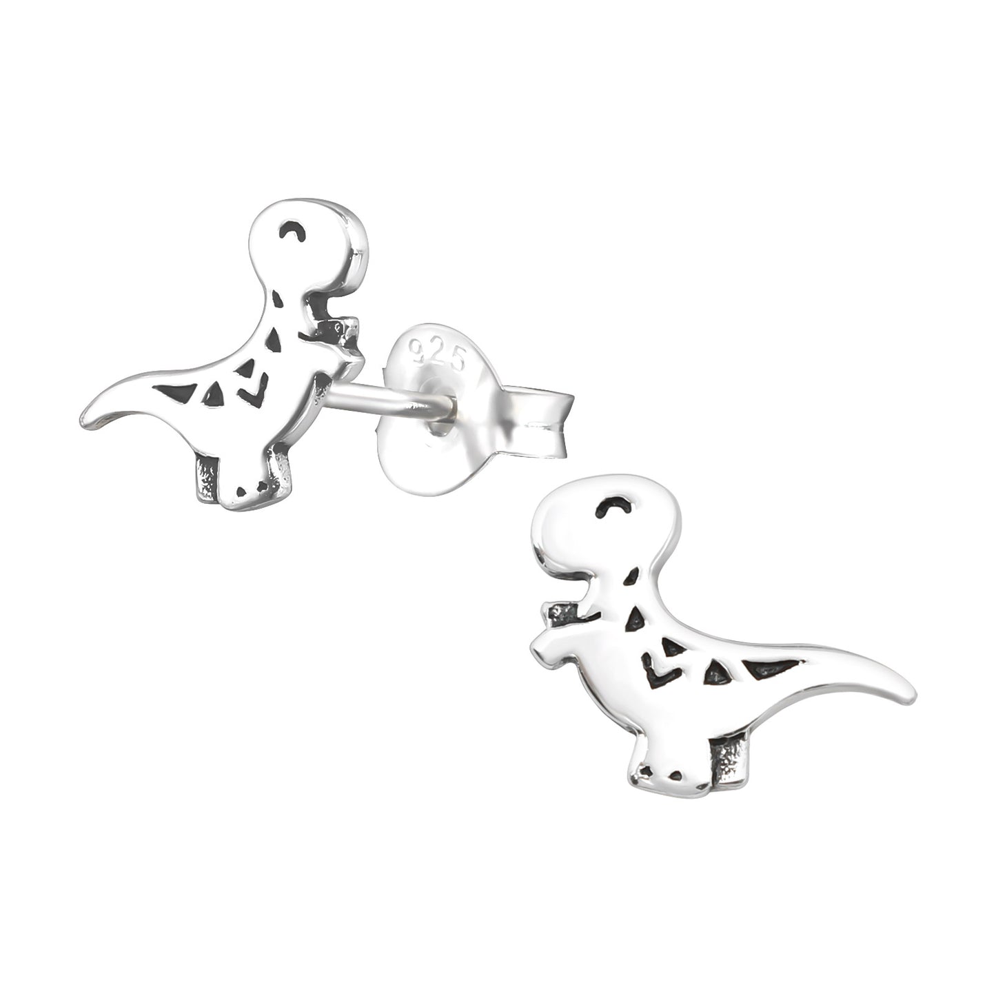 Tyrannosaurus Rex Sterling Silver Stud Earrings