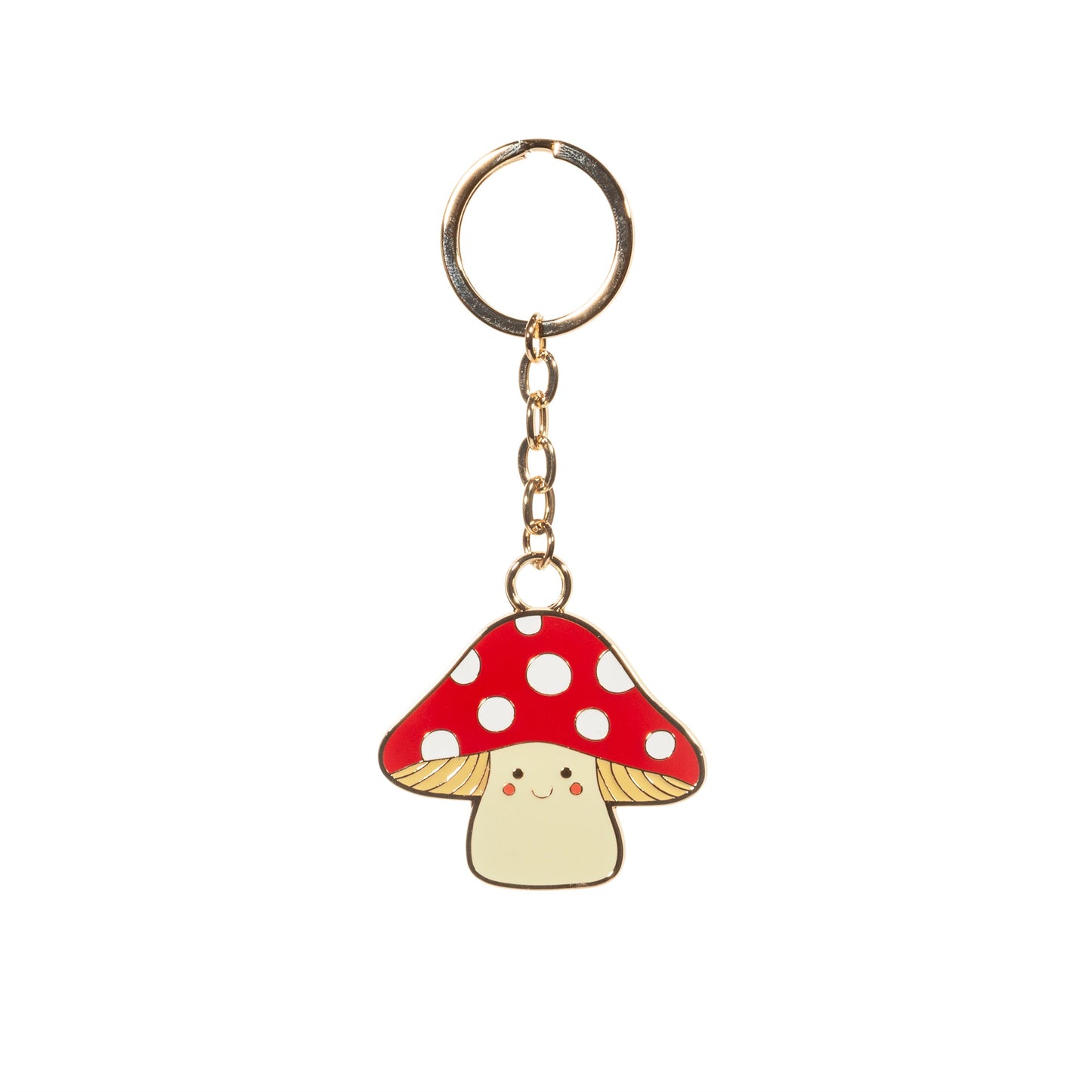 Woodland Mushroom Keyring