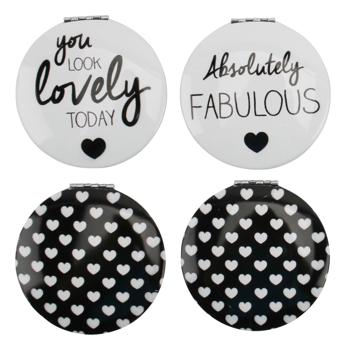 Fabulous Slogan Compact Mirrors