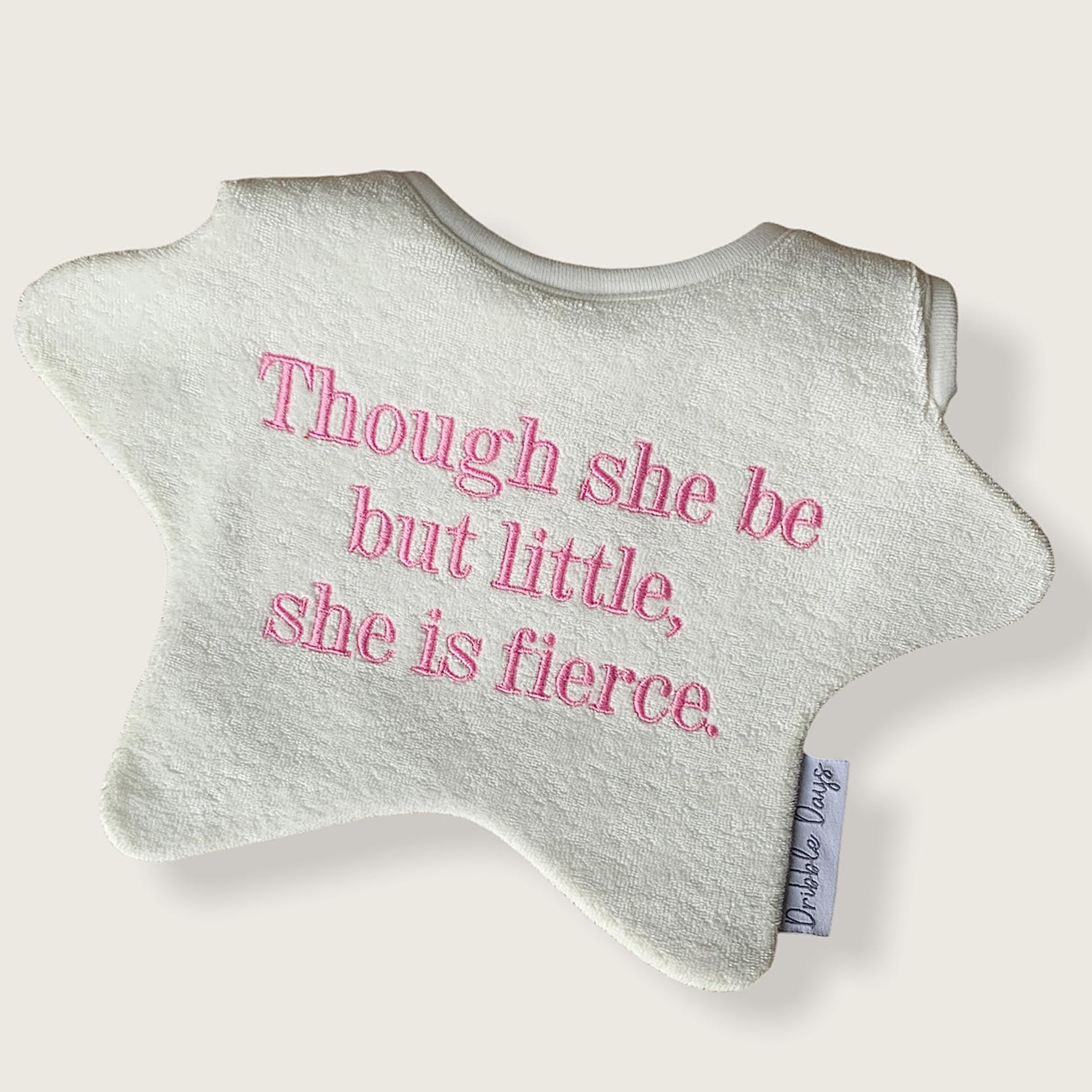 Though she be but little she is fierce bib 