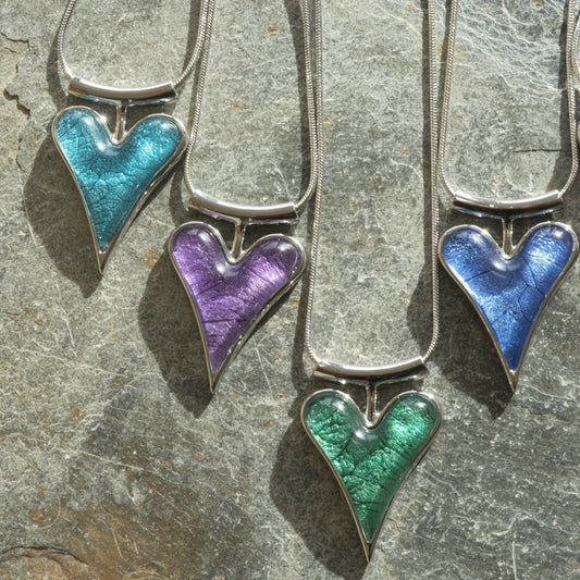 Resin Heart Necklace