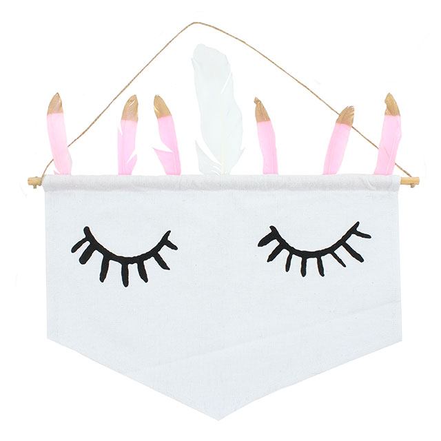 Fabric Unicorn Pennant