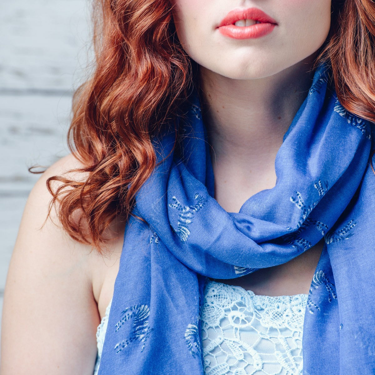 Pink or Blue Zebra Scarf